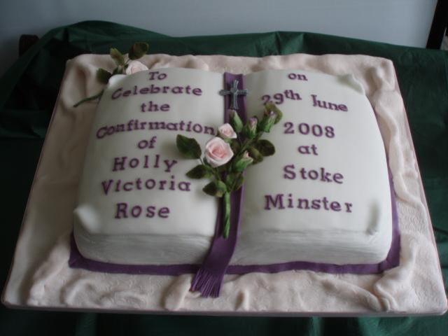 Holly's Confirmation Cake