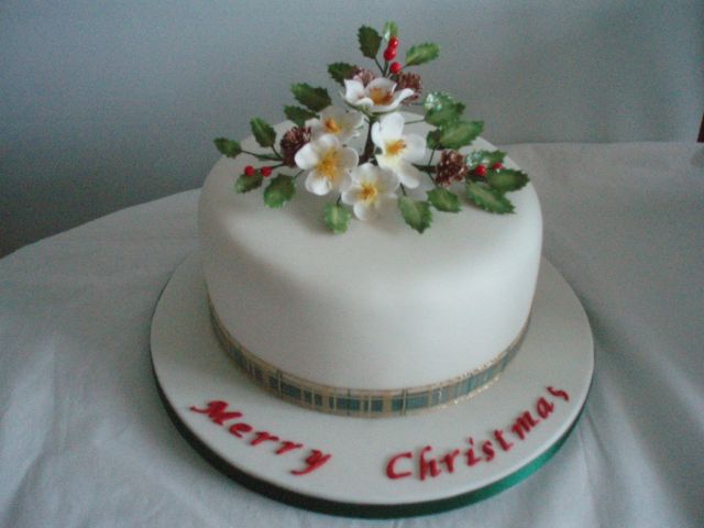 Christmas Rose and Pine cones