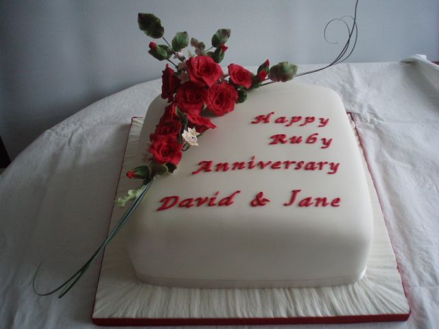 David and Jane Ruby Anniversary