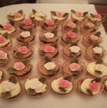 Pink Rose cupcakes