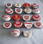 Arsenal cupcakes
