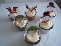 Novelty Christmas Cupcakes